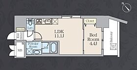 アルトヴィラ虎ノ門  ｜ 東京都港区虎ノ門3丁目15-5（賃貸マンション1LDK・5階・37.90㎡） その2