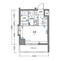 グリフィン横浜・ピュア 803 ｜ 神奈川県横浜市西区浅間町1丁目2-5（賃貸マンション1R・8階・20.09㎡） その2