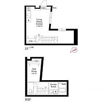 MAISON DE S  ｜ 東京都中央区新川1丁目（賃貸マンション1LDK・1階・46.50㎡） その2