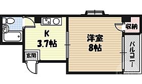 カサビアンカ関目  ｜ 大阪府大阪市城東区関目6丁目（賃貸マンション1K・4階・24.00㎡） その2