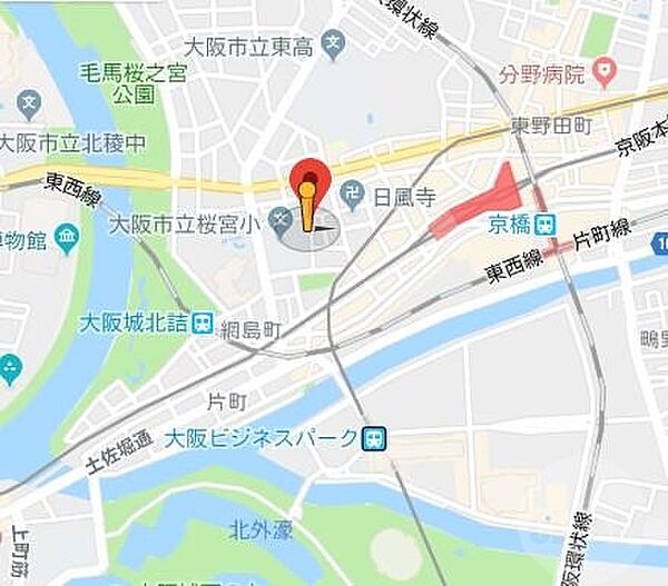 エスリード京橋グランツ ｜大阪府大阪市都島区東野田町1丁目(賃貸マンション1K・2階・22.18㎡)の写真 その20