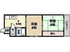 ルーべデンス  ｜ 大阪府大阪市城東区新喜多東1丁目（賃貸マンション2K・4階・35.64㎡） その2