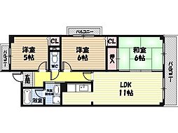 間取図画像 3LDK