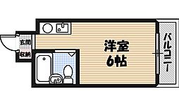 ジオナ関目 ワンルームの間取図画像
