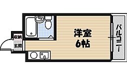 ジオナ関目 ワンルームの間取図画像