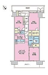 間取図画像 3LDK