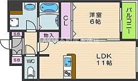 セレッソコート上本町EAST  ｜ 大阪府大阪市天王寺区東上町3-17（賃貸マンション1LDK・7階・43.28㎡） その2