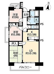 間取図画像 3LDK