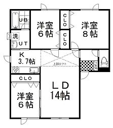 ハイツオーウェスト 2階