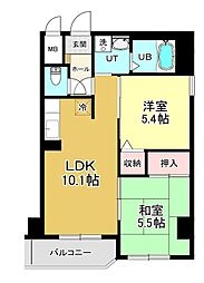 ハーバーシティサトウ 2LDKの間取図画像