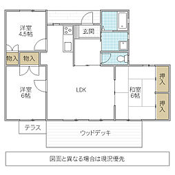 ヒルサイドテラス 1階3LDKの間取り