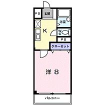 プルメリア 204号室 ｜ 茨城県日立市大みか町（賃貸アパート1K・2階・26.08㎡） その2