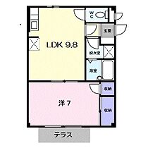 メゾンジオワイユ 2 103号室 ｜ 茨城県日立市大みか町（賃貸アパート1LDK・1階・36.00㎡） その2