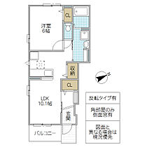 オリゾン 101号室 ｜ 茨城県日立市金沢町（賃貸アパート1LDK・1階・42.50㎡） その2