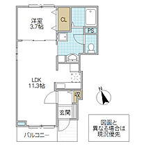 ベルソレイユ III 101号室 ｜ 茨城県日立市東多賀町（賃貸アパート1LDK・1階・37.13㎡） その2