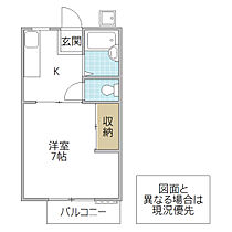 SSハイツ 102号室 ｜ 茨城県日立市諏訪町（賃貸アパート1K・1階・23.77㎡） その2