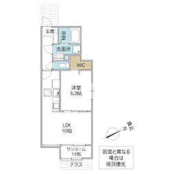 間取図画像 1LDK