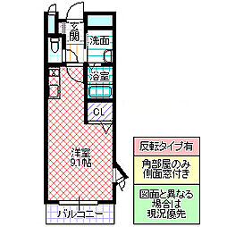 間取図画像 ワンルーム