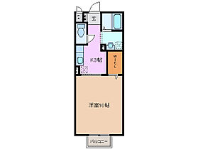 大和の里V 203 ｜ 三重県四日市市大字羽津甲（賃貸アパート1K・2階・33.34㎡） その2