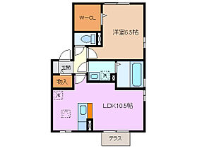 リビングタウン阿倉川　N 101 ｜ 三重県四日市市大字東阿倉川（賃貸アパート1LDK・1階・44.18㎡） その2