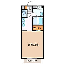 ウィステリア羽津 203 ｜ 三重県四日市市大宮町（賃貸アパート1K・2階・30.94㎡） その2