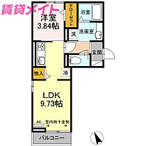 アイティーオーD-room東新町　南館  ｜ 三重県四日市市東新町（賃貸アパート1LDK・3階・35.83㎡） その2