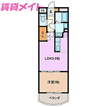 リーヴドムール  ｜ 三重県四日市市清水町（賃貸マンション1DK・1階・32.64㎡） その2