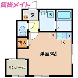 間取図画像 ワンルーム