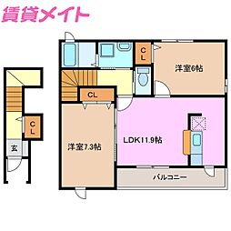 フェリースII 2階