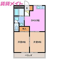 サンライズタウン 2階