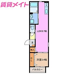 LECOCON四日市VIII 2階/-