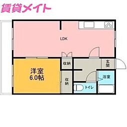 ハイツかつら 2階/-