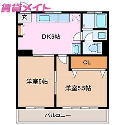 コーポグリーンFUKUTA 1階/-