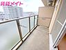 バルコニー：別部屋同型写真です