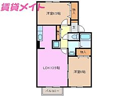 ラ・セジュール 2階