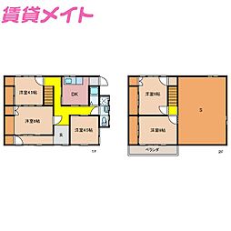 🉐敷金礼金0円！🉐車3台、楽に停まる敷地付き貸家