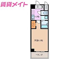 WillDo四日市白須賀 1Kの間取図画像