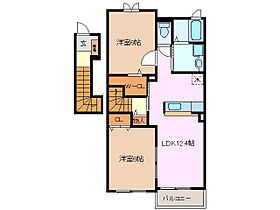 三重県桑名市大字和泉（賃貸アパート2LDK・2階・58.75㎡） その2