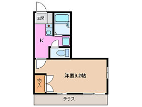 三重県桑名市赤尾台９丁目（賃貸アパート1K・2階・24.84㎡） その2