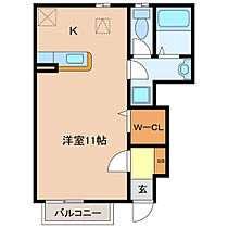 三重県桑名市陽だまりの丘２丁目（賃貸アパート1R・1階・36.43㎡） その2