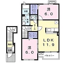 三重県三重郡川越町大字亀須新田（賃貸アパート2LDK・2階・58.80㎡） その2