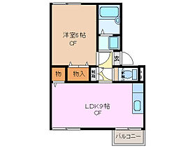 三重県三重郡川越町大字豊田（賃貸アパート1LDK・2階・36.70㎡） その2