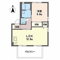 三重県桑名市新矢田１丁目（賃貸アパート1LDK・1階・46.51㎡） その2