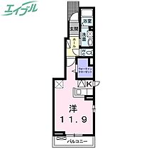 アウロ－ラII  ｜ 三重県桑名市大字東方（賃貸アパート1R・1階・32.94㎡） その2