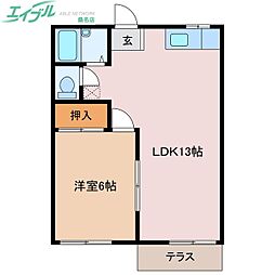 間取図画像 1LDK
