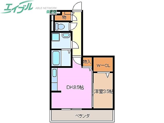 フジコーコ野田_間取り_0
