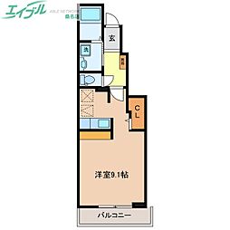 ノーブル大藤 ワンルームの間取図画像
