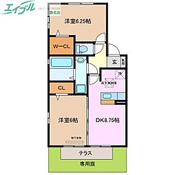 ウィステリア A 1階