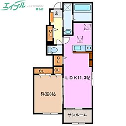 グレース・アンジュII 1階/-
