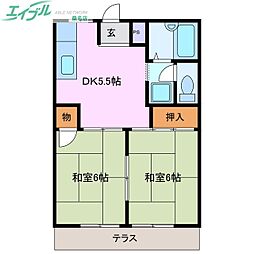 ハイツ三光 1階/-